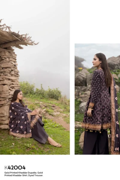 Gul Ahmed Winter Collection 2024 | K42004