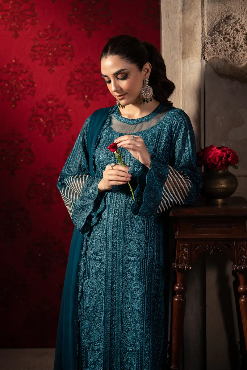 Azure Luxe Wedding Party Suits for Ladies | Emerald Grace - Image 4