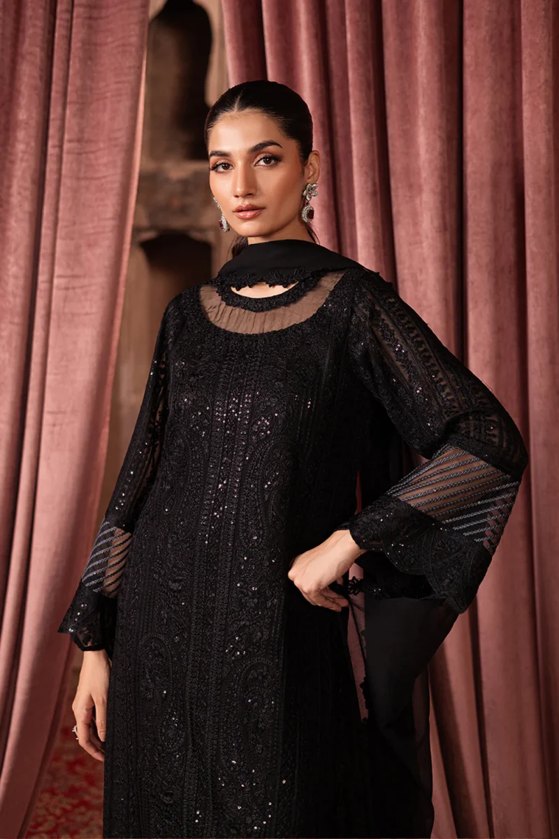 Azure Luxe Wedding Party Suits for Ladies | Noir Mystique - Image 4