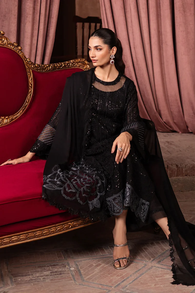 Azure Luxe Wedding Party Suits for Ladies | Noir Mystique - Image 3
