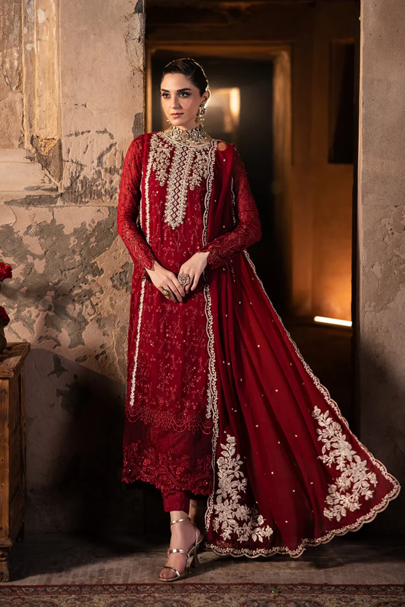 Azure Luxe Wedding Party Suits for Ladies | Royal Crimson