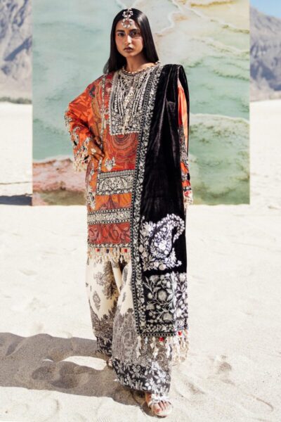 Sana Safinaz Winter Shawl 2024 | V241-007-3CP