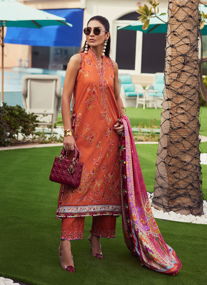 Farah Talib Aziz Lawn 2025 | FTA-01