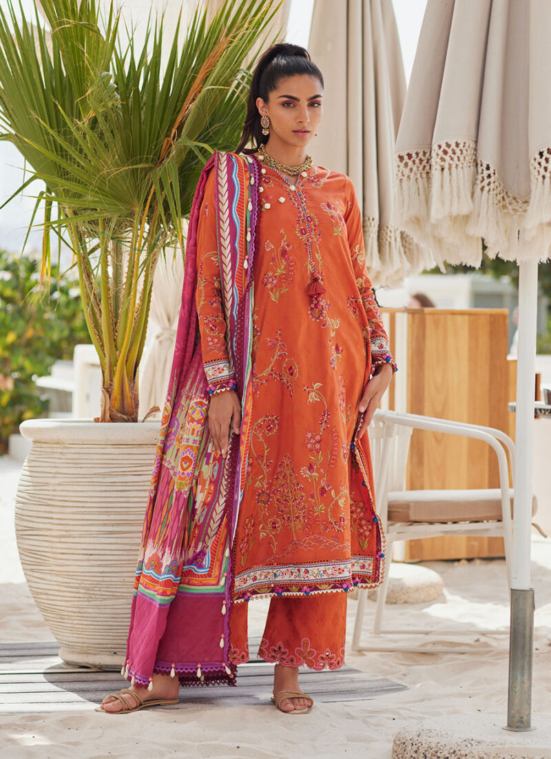 Farah Talib Aziz Lawn 2025 | FTA-01 - Image 11