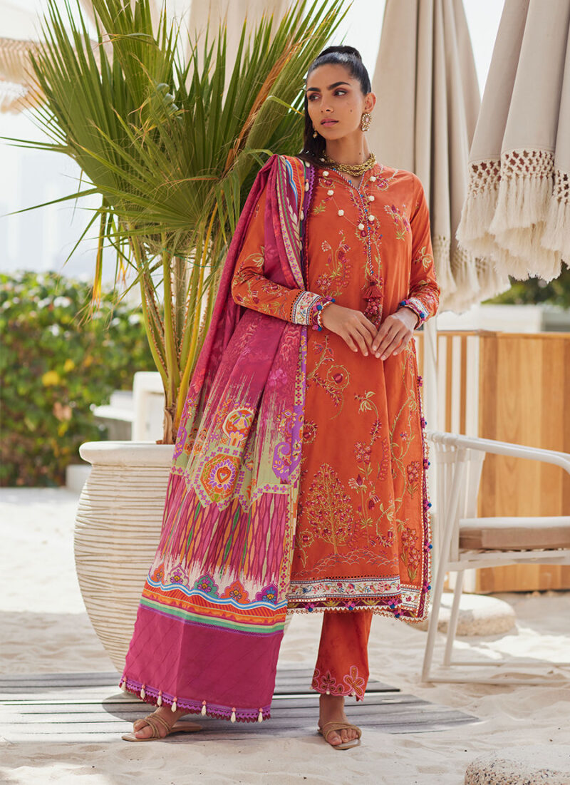 Farah Talib Aziz Lawn 2025 | FTA-01 - Image 2
