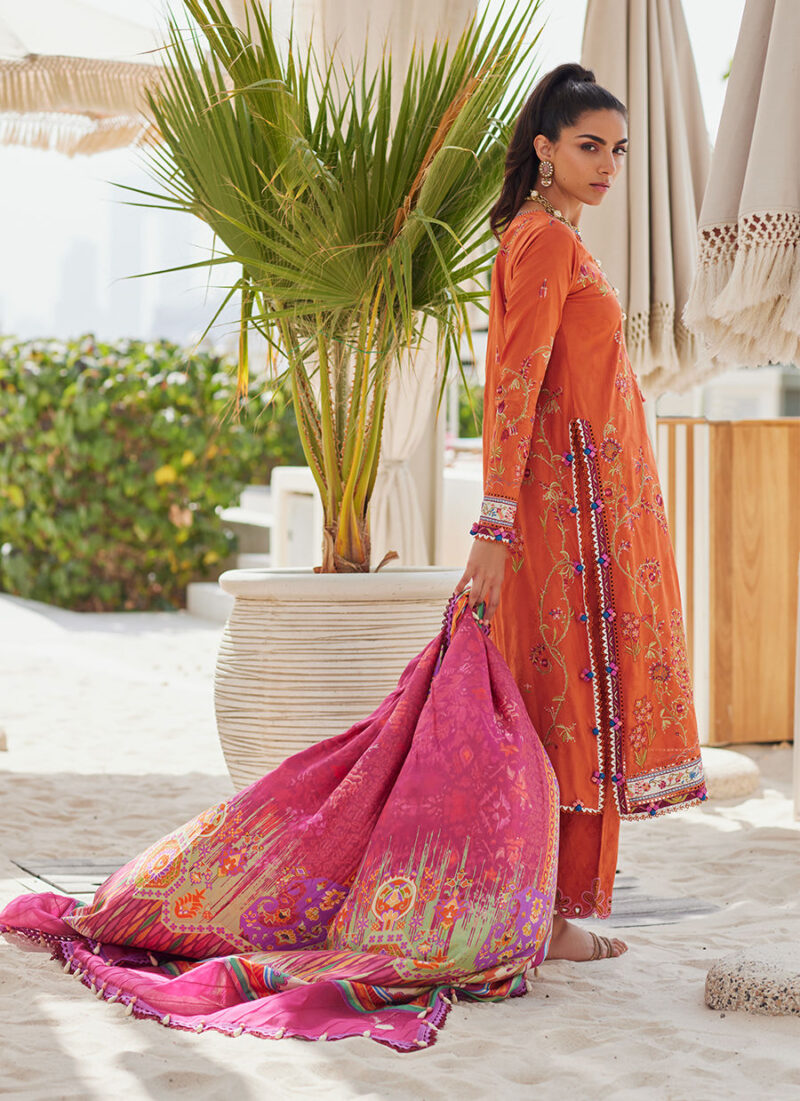 Farah Talib Aziz Lawn 2025 | FTA-01 - Image 4