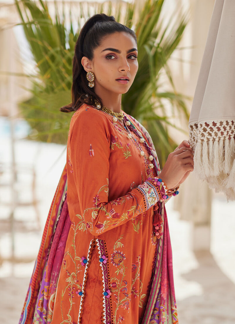 Farah Talib Aziz Lawn 2025 | FTA-01 - Image 3