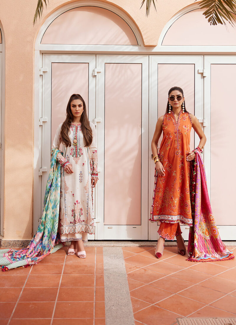 Farah Talib Aziz Lawn 2025 | FTA-01 - Image 8