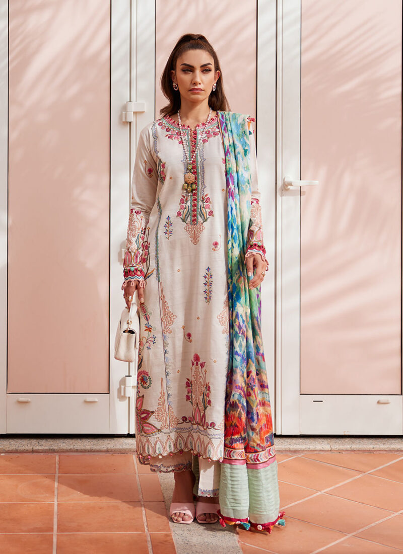 Farah Talib Aziz Lawn 2025 | FTA-02 - Image 6