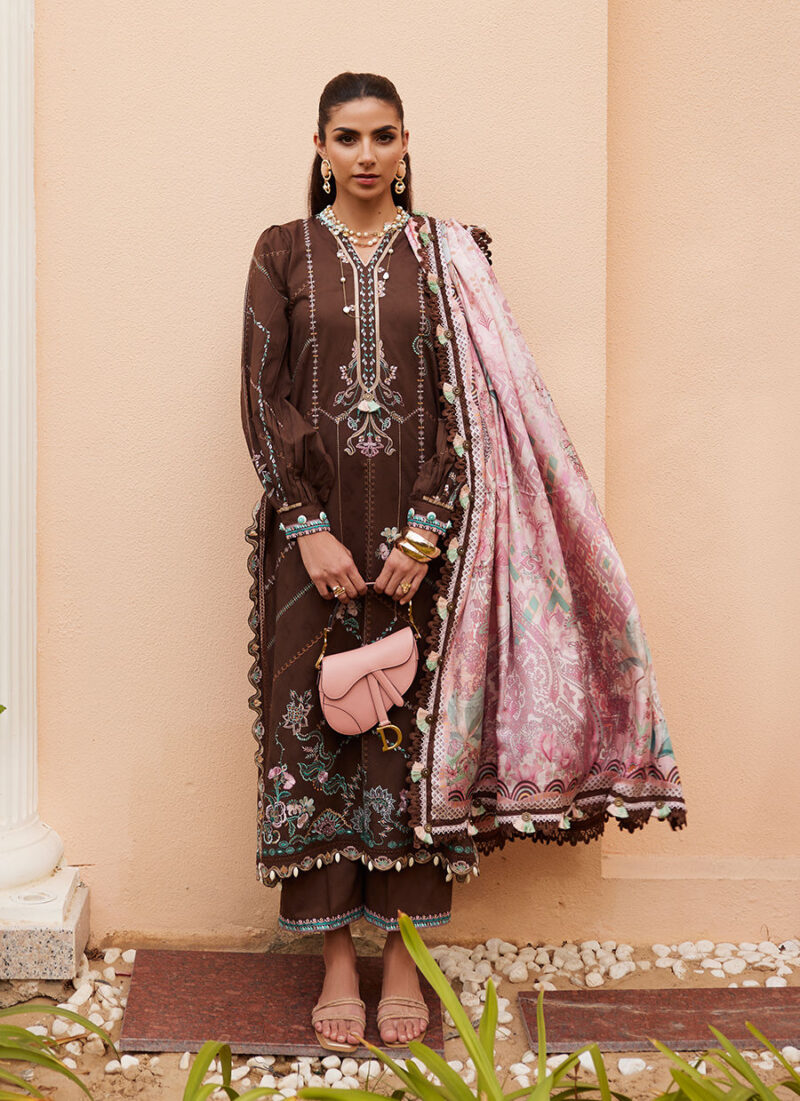 Farah Talib Aziz Lawn 2025 | FTA-08