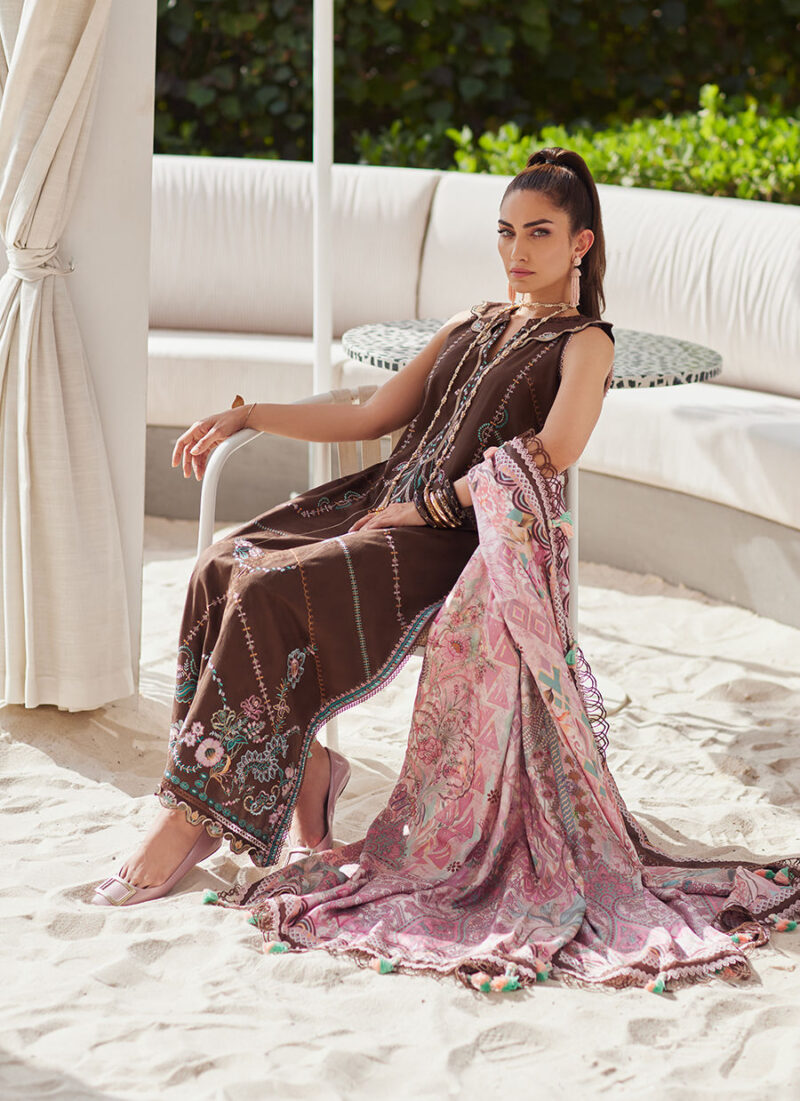 Farah Talib Aziz Lawn 2025 | FTA-08 - Image 2