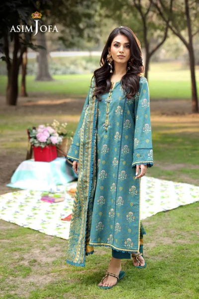 Asim Jofa Printed Lawn Collection- AJUBJ-16