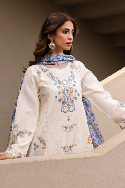 Marine Luxury Lawn 2025 by Faiza Faisal | MIRHA