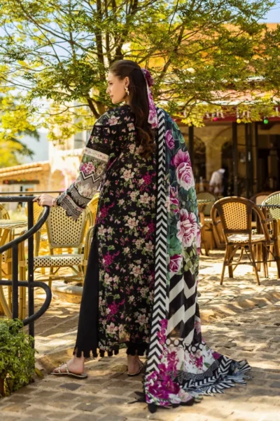 Elaf Print Chikankari Collection 2025 | ELK-05A