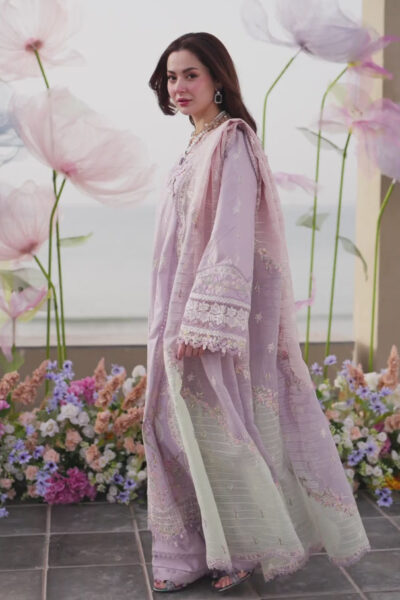 Qalamkar Luxyry Lawn | Sahil 2025 | FK-09 EVELYN