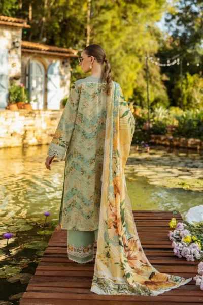 Elaf Print Chikankari Collection 2025 | ELK-06A