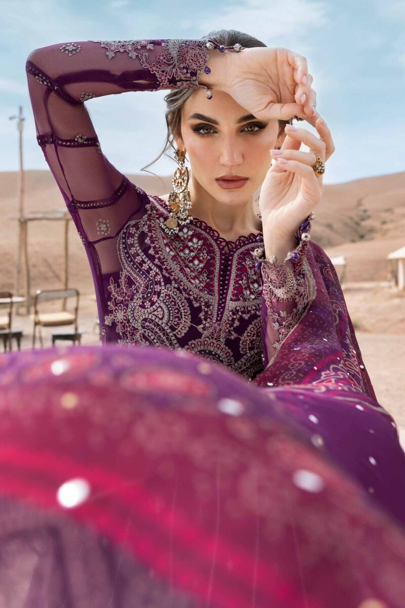 MARIA B Luxury Lawn 2025 | D-2507-B - Image 3
