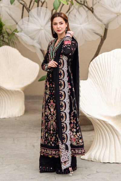 Qalamkar Luxyry Lawn | Sahil 2025 | FK-15 HANNAH