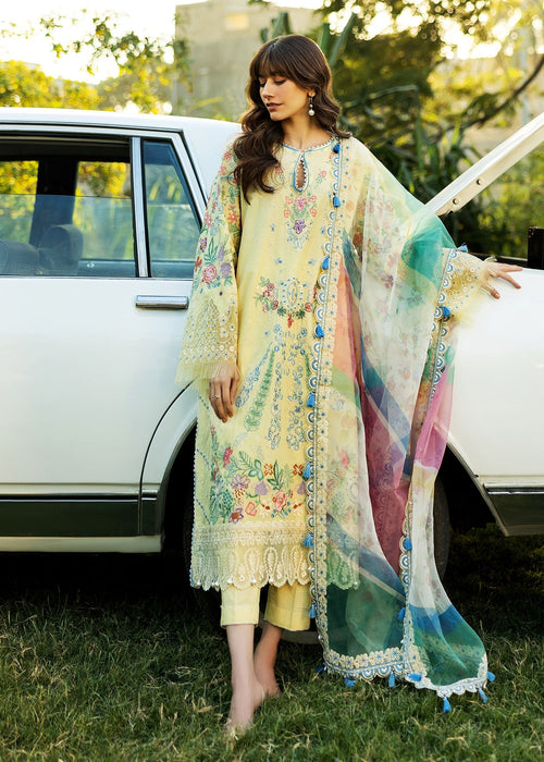 Sadaf Fawad Khan Lawn 2025 | MID SUMMER EVENING – B - Image 2
