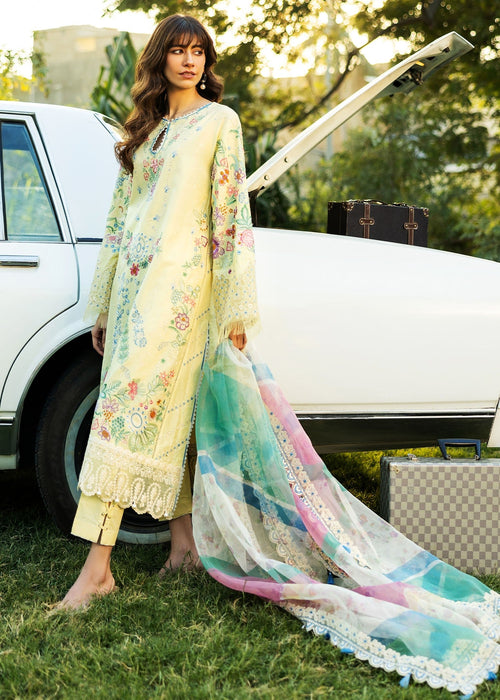 Sadaf Fawad Khan Lawn 2025 | MID SUMMER EVENING – B - Image 3