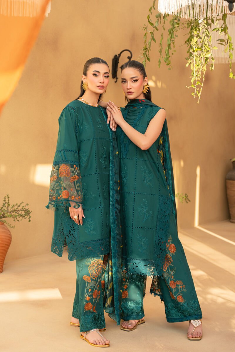 Saira Rizwan Luxury Lawn ’25 | SRL25-10 - Image 2