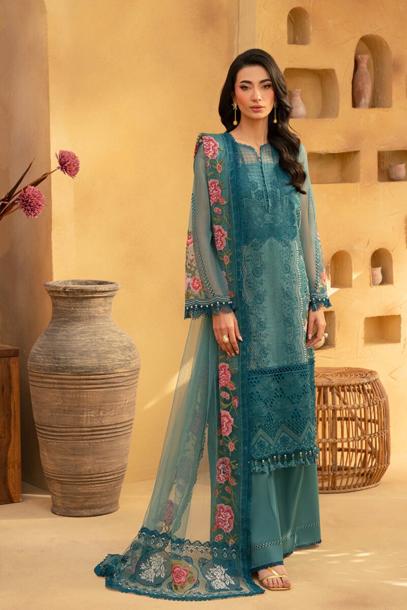 Saira Rizwan Luxury Lawn ’25 | SRL25-12 - Image 4
