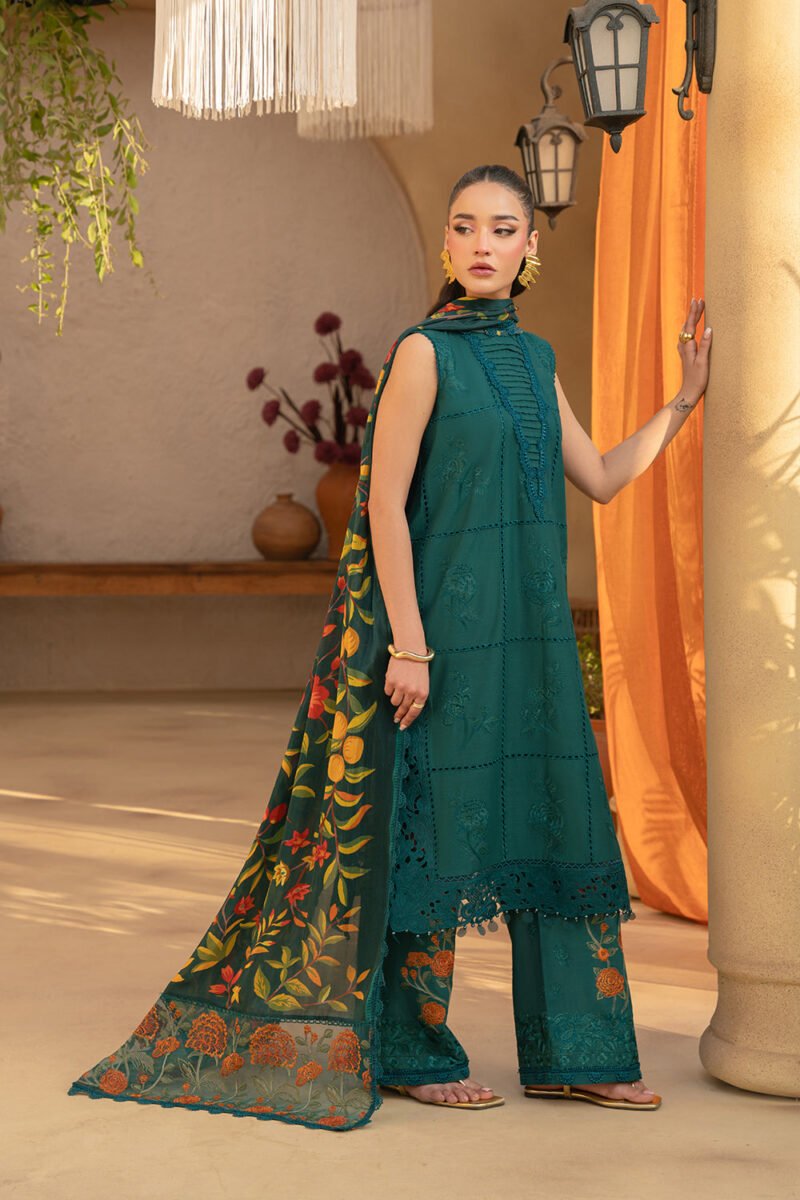 Saira Rizwan Luxury Lawn ’25 | SRL25-10 - Image 4