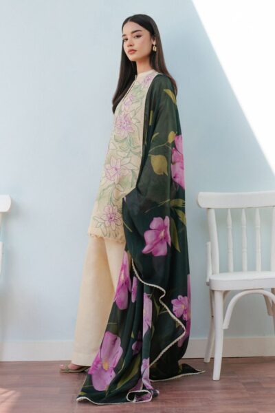 Coco by Zara Shahjahan Embroidered Lawn 2025 | 1B
