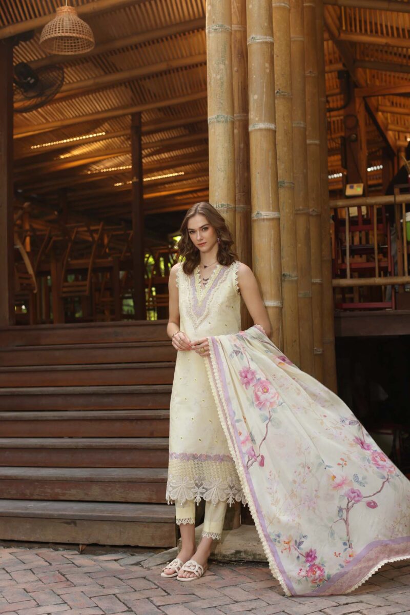 Noor Eid Luxe Printedkari ’25 by Saadia Aasad | D9-A - Image 2