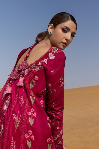 Crimson Summer Lawn 2025 by Saira Shakira | D9 A