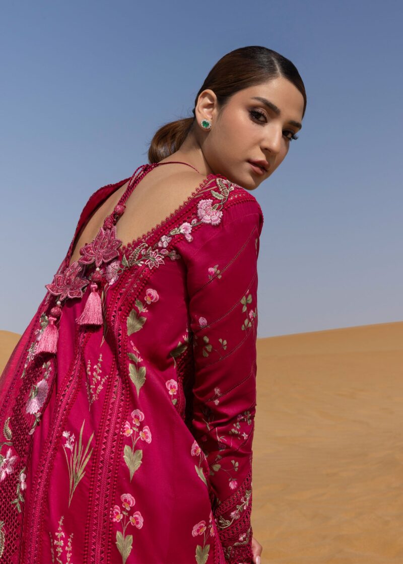 Crimson Summer Lawn 2025 by Saira Shakira | D9 A - Image 2