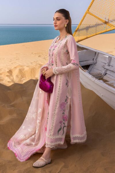 Crimson Summer Lawn 2025 by Saira Shakira | D2 B