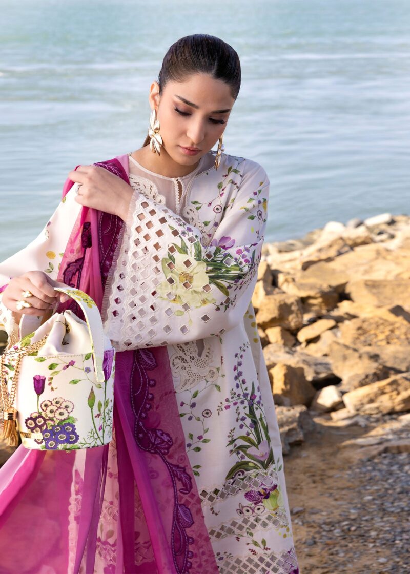 Crimson Summer Lawn 2025 by Saira Shakira | D4 A - Image 3