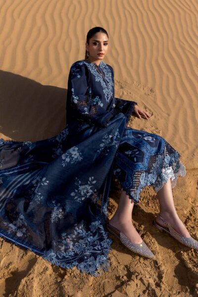 Crimson Summer Lawn 2025 by Saira Shakira | D1 B