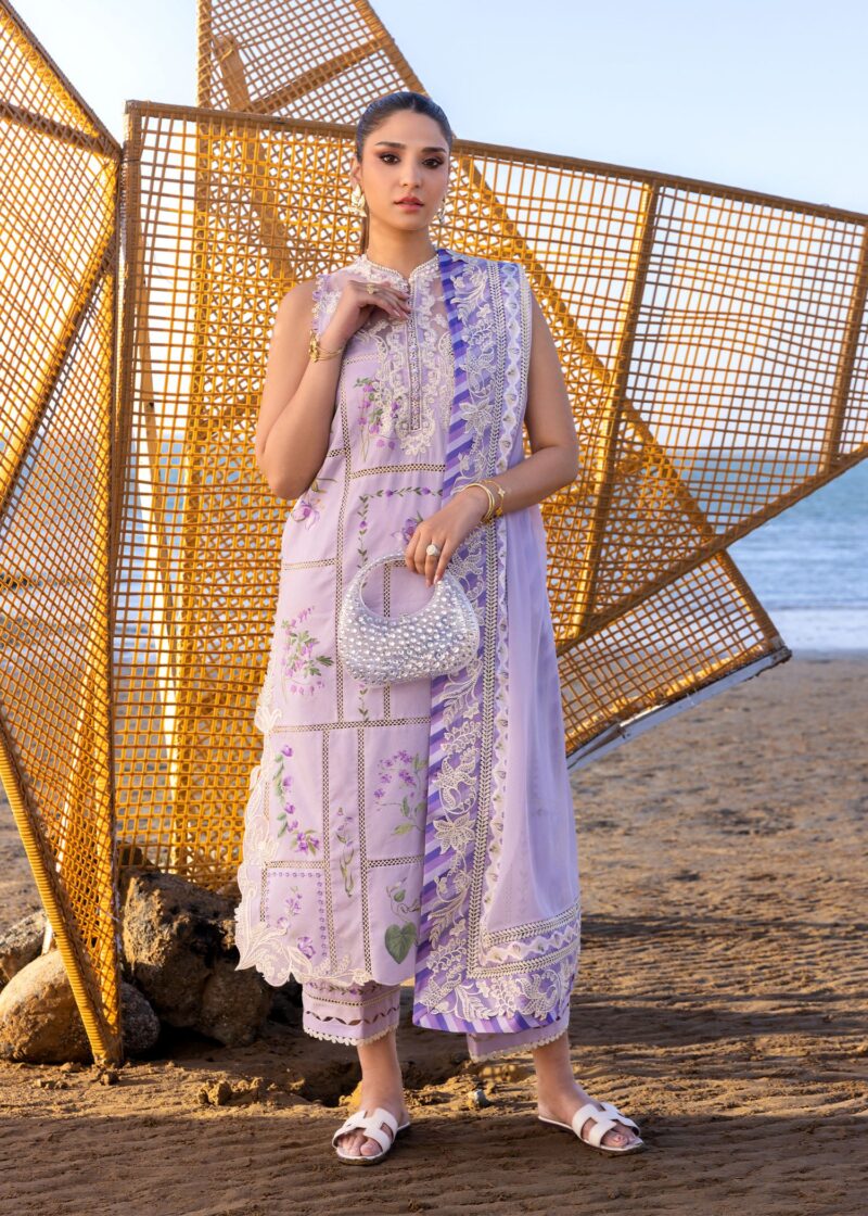 Crimson Summer Lawn 2025 by Saira Shakira | D7 A