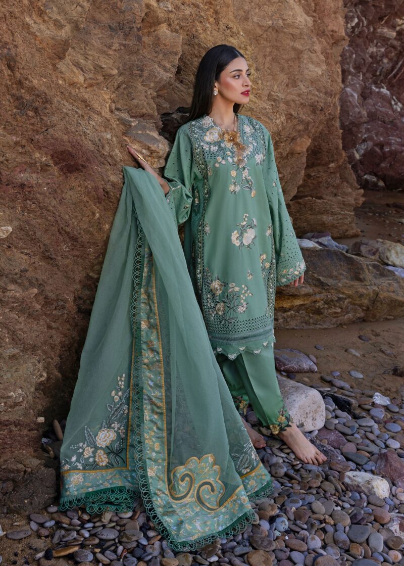 Crimson Summer Lawn 2025 by Saira Shakira | D5 A - Image 3
