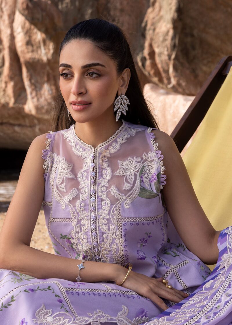 Crimson Summer Lawn 2025 by Saira Shakira | D7 A - Image 2