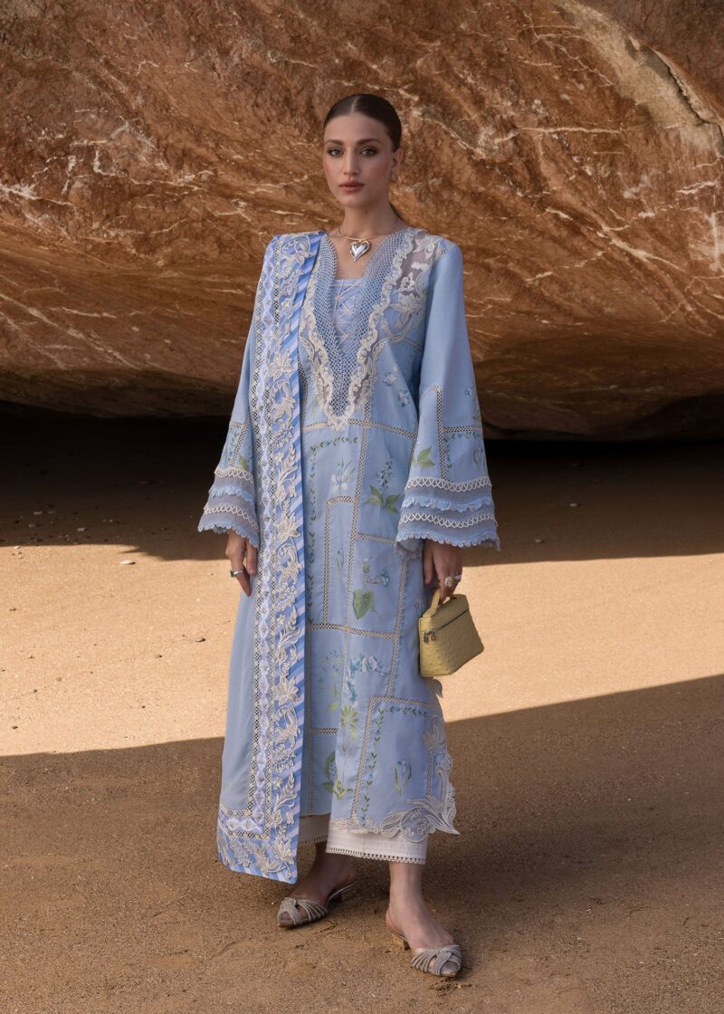 Crimson Summer Lawn 2025 by Saira Shakira | D7 B