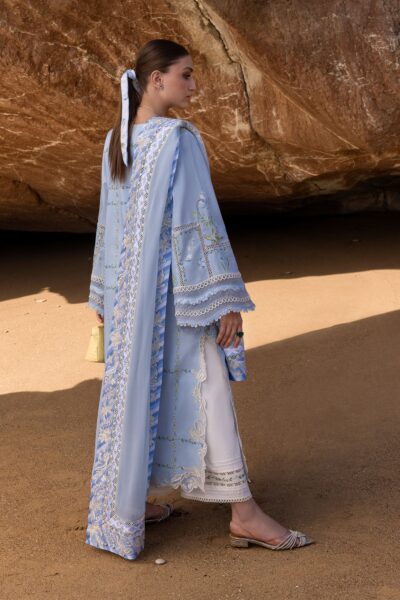 Crimson Summer Lawn 2025 by Saira Shakira | D7 B