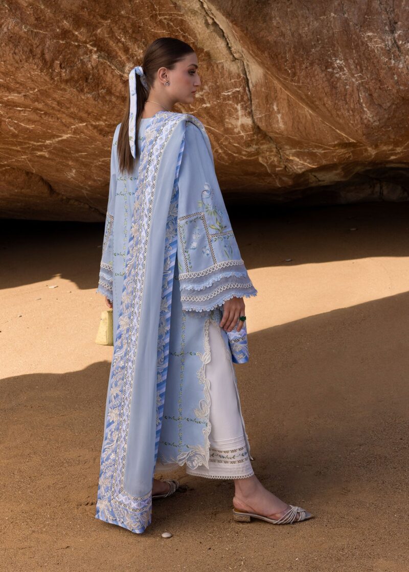 Crimson Summer Lawn 2025 by Saira Shakira | D7 B - Image 2
