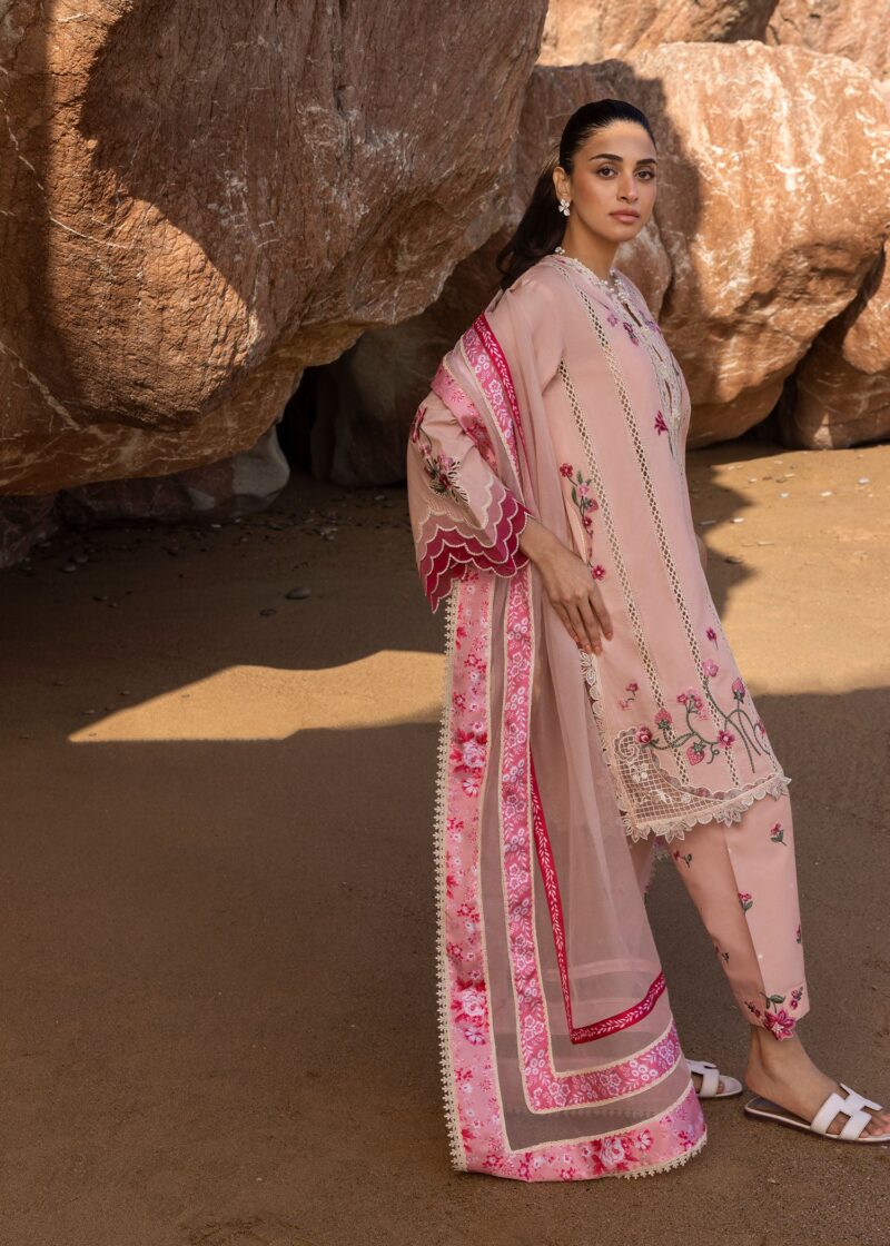 Crimson Summer Lawn 2025 by Saira Shakira | D6 B - Image 2