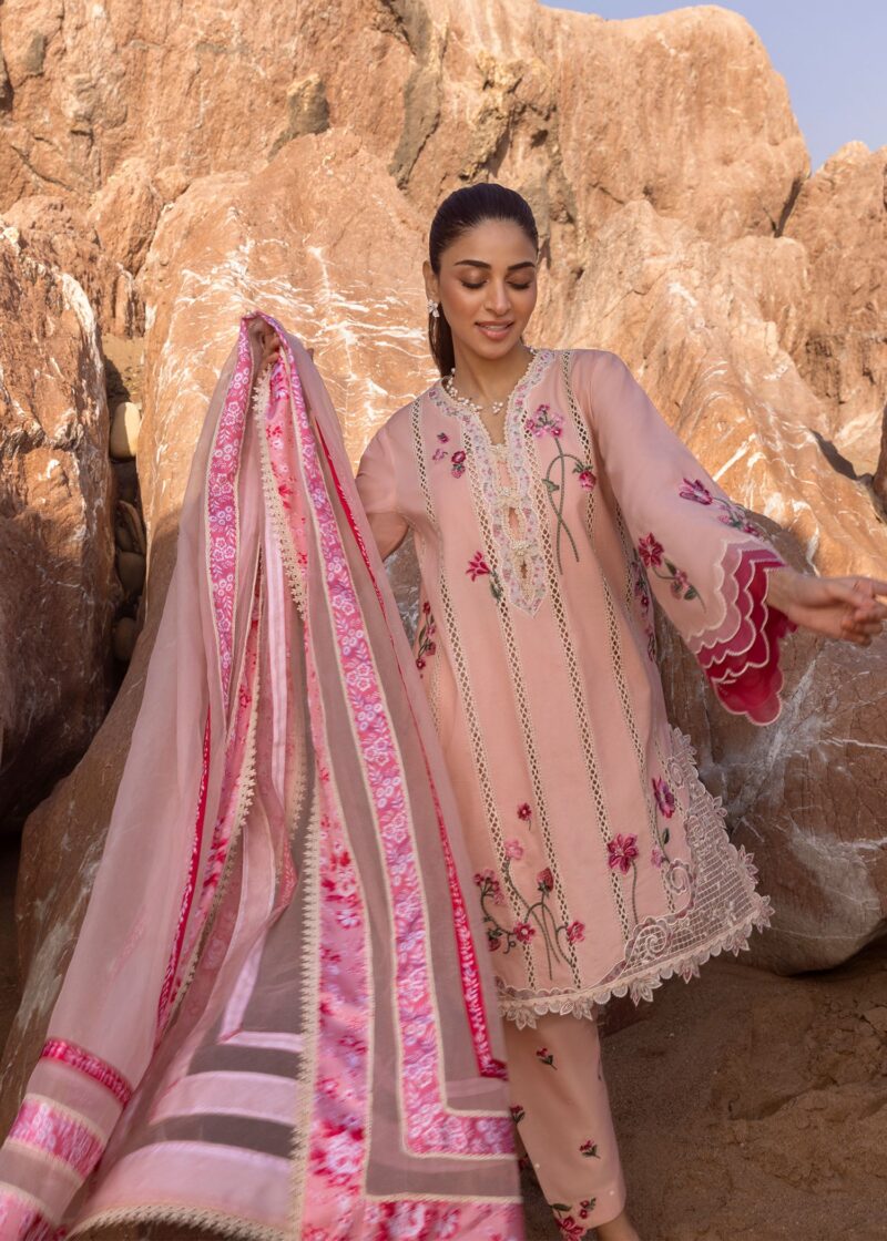 Crimson Summer Lawn 2025 by Saira Shakira | D6 B - Image 3