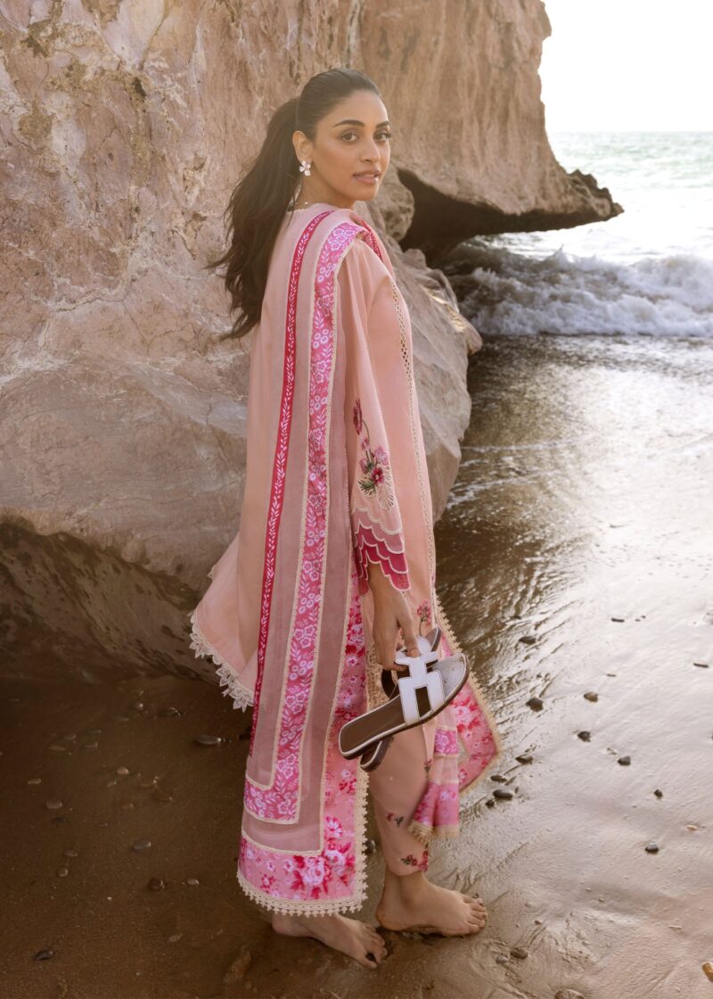Crimson Summer Lawn 2025 by Saira Shakira | D6 B - Image 4