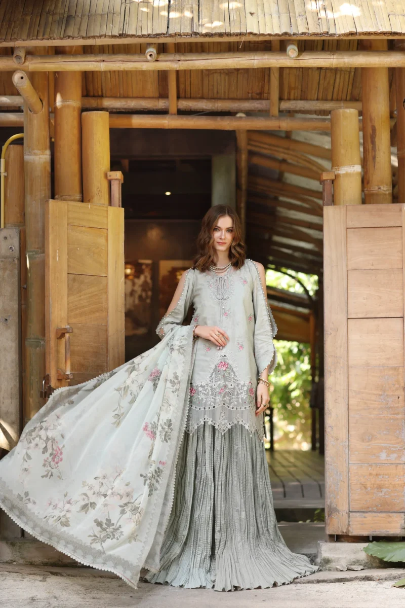 Noor Eid Luxe Printedkari ’25 by Saadia Aasad | D2-A - Image 2