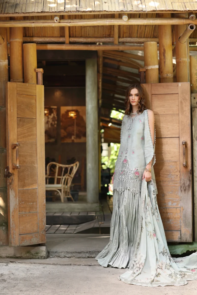 Noor Eid Luxe Printedkari ’25 by Saadia Aasad | D2-A