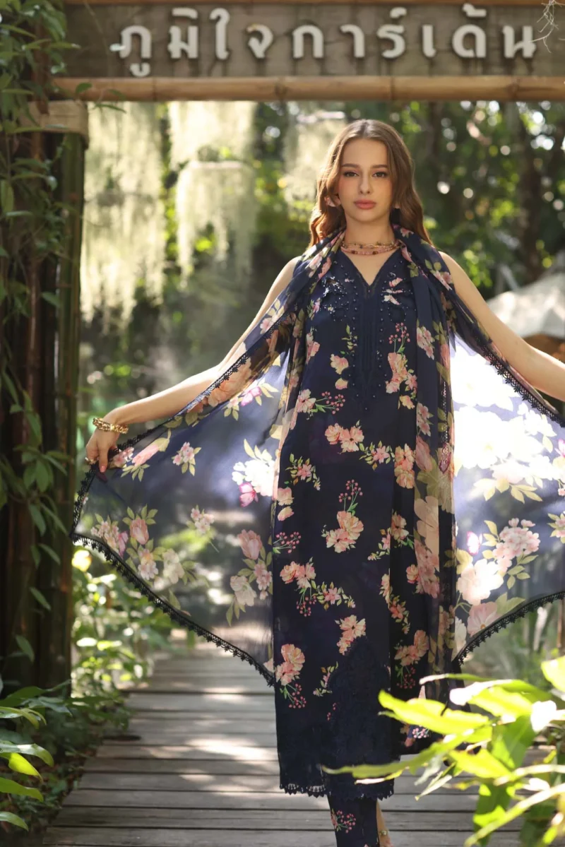 Noor Eid Luxe Printedkari ’25 by Saadia Aasad | D8-B