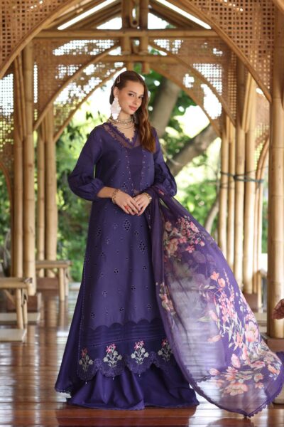 Noor Eid Luxe Printedkari ’25 by Saadia Aasad | D7-B