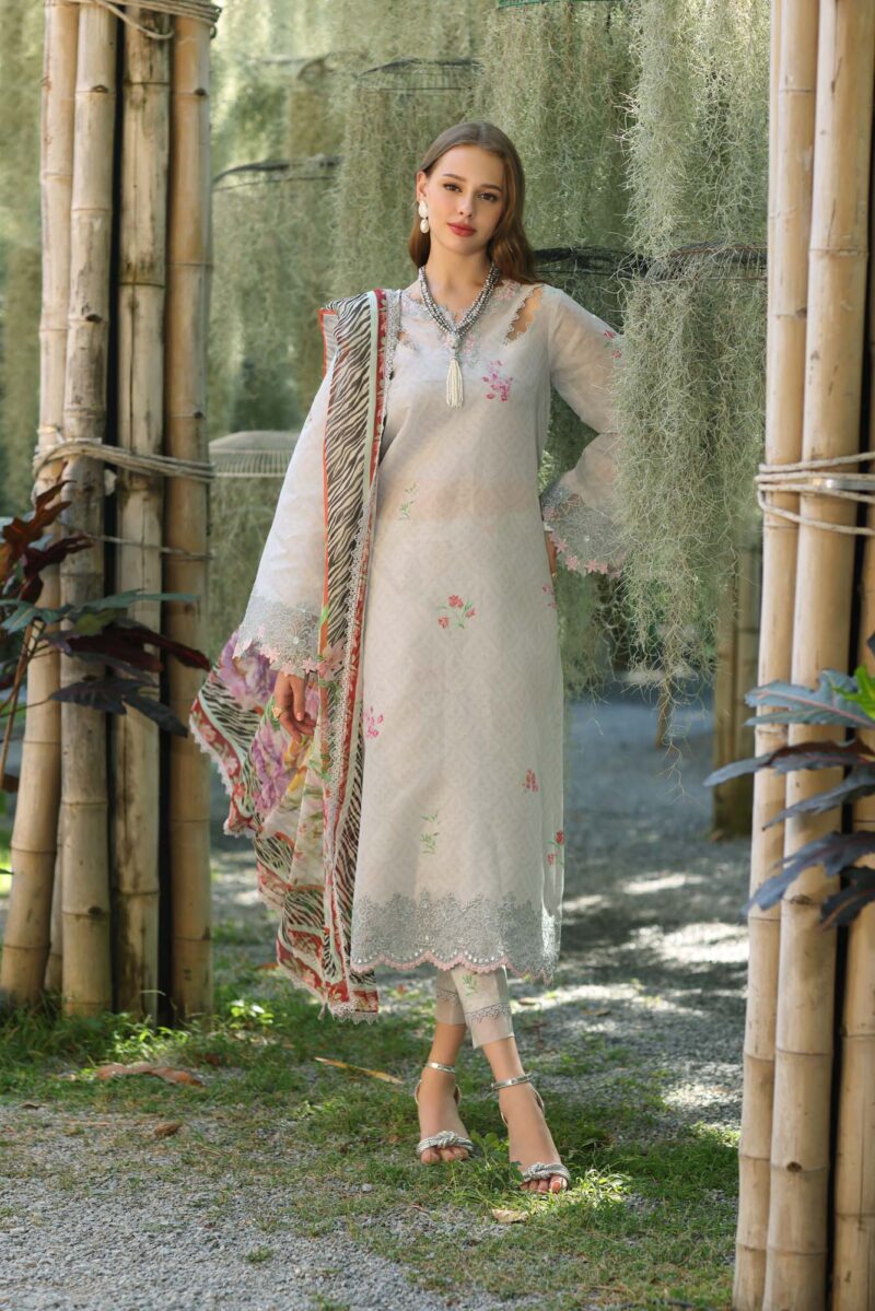 Noor Eid Luxe Printedkari ’25 by Saadia Aasad | D10-A - Image 2