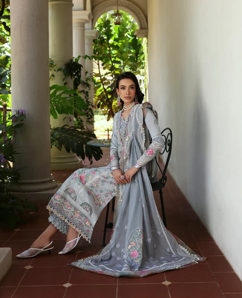 Republic Wear Luxury Lawn 2025 | D7-B - Image 3