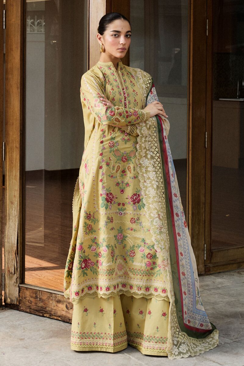 Zara Shahjahan Luxury Lawn 2025 | Satori | 7B